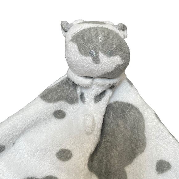 Angel Dear Lovey Cow Security Blanket Plush Baby Notched Corners Nursery 12" - Picture 4 of 11